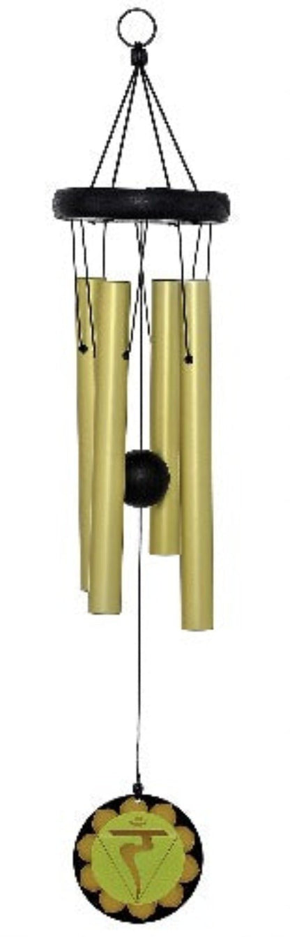 Wind Chime Solar Plexus Chakra WC26 - 1st Stop Marshall's Health Shop, Gift Shop! - Heath and Natural Therapy New Brighton Christchurch - Naturopath